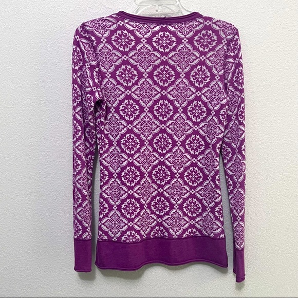 Purple paisley long sleeve - Picture 2 of 7